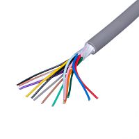 Кабель коммуникационный 15 проводов, 28 AWG, бухта 50м, неэкранированный, серый 