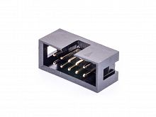 Разъем IDC 2х 5 вилка на плату, шаг 2.54мм BH-10