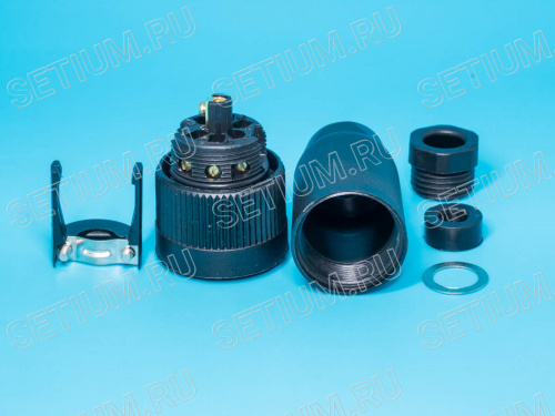 Разъем серии RD-24 7 контактов, гнездо на кабель фото 2 Разъем серии RD-24 7 контактов, гнездо на кабель RD24-7A фото 2