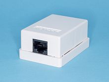 TJC-5K-W Розетка компьютерная, 1 порт RJ-45 кат. 5е, тип KRONE, белая