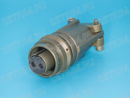 Разъём Amphenol серии MS  2 контакта, гнездо на кабель MS3106E-10SL-4S фото 2
