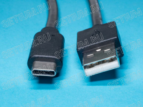Кабель USB2.0, тип А - тип C, вилка - вилка, 2 метра фото 3