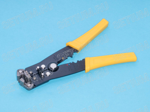 Инструмент для зачистки проводов и обжима клемм, d 0,5-3,2 мм KST-731A фото 2