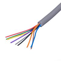 Кабель коммуникационный 9 проводов, 28 AWG, бухта 50м, неэкранированный, серый SIN YU