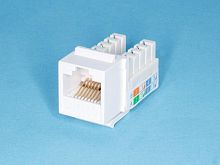 6KTN-D-00 Модуль RJ-45 8P8C кат.6, Keystone, универсальный, компакт, PCnet