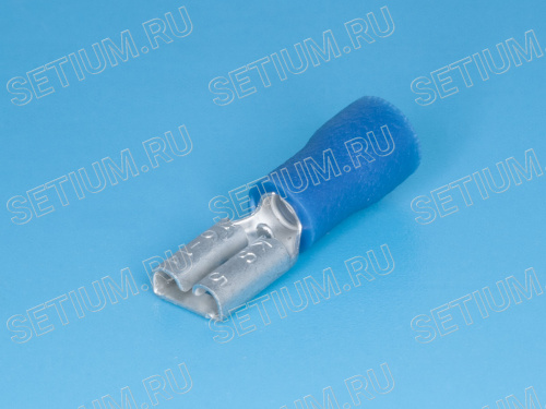 Клемма ножевая 4,8мм, гнездо на провод 1,5-2,5мм, изолированная, кратно 100шт. фото 5