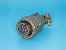 Разъём Amphenol серии MS  3 контакта, гнездо на кабель MS3106E-14S-7S