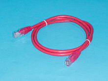 SC03-8P8C1-R Патч-корд (шнур) RJ-45 - RJ-45 кат.5е, 1м, красный