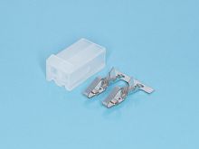 Разъем питания 2 контакта, гнездо на кабель, шаг 3,96мм PHU-2