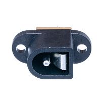 Разъем питания штыревой 2,1мм, вилка на приборный блок, 2 винта DJK-01A