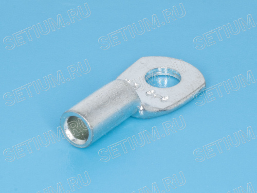 Клемма тип "O" прямоугольная 4.3мм на провод 2,5-4,0мм, кратно 100шт. фото 4