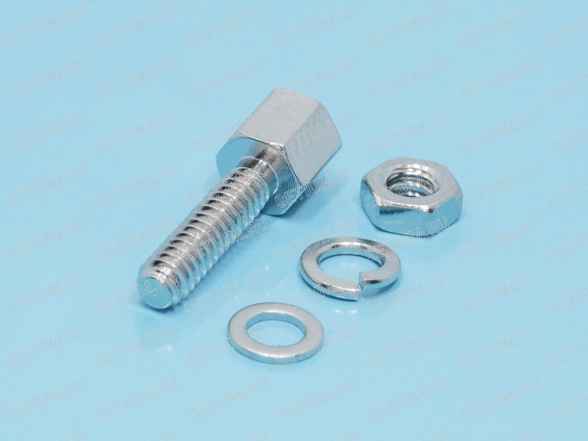 Винт для стяжки-полкодержателя (5000). Клипса м4,8 под болт 11мм x 17 mm. Винт 11мм*5мм*3. Муфта mesan распорная м6 d8х10мм. Винт 11 мм.