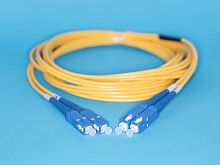 SC-SC патч-корд одномодовый (9/125), 1м (Duplex) 13-FFS1F08-1M/9/125 SC/PC-SC/PC 3.0mm