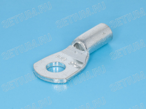 Клемма тип "O" прямоугольная 4.3мм на провод 2,5-4,0мм, кратно 100шт. фото 5