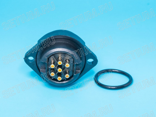 Разъем серии RD-24 7 контактов, вилка на блок фото 3 Разъем серии RD-24 7 контактов, вилка на блок RD24-7B2 фото 3