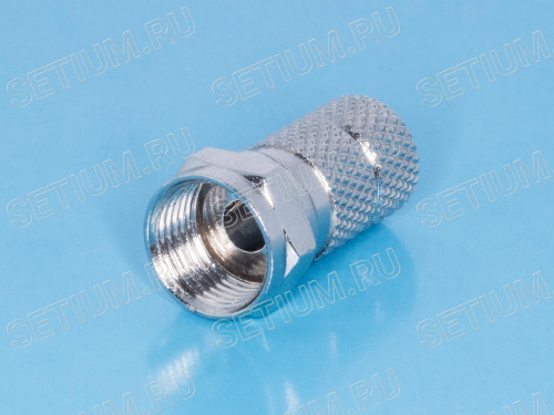 Разъем F вилка на кабель RG-59, накручивающийся F-U59P фото 6