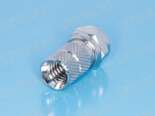 Разъем F вилка на кабель RG-59, накручивающийся F-U59P фото 5