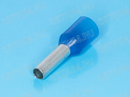 Наконечник 8мм для обжима многожильного кабеля  2,5мм, изолированный, кратно 100шт.