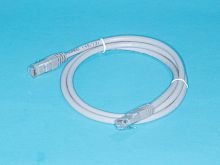 SC06-8P8C1 Патч-корд (шнур) RJ-45 - RJ-45 кат.6, 1м, серый