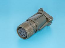Разъём Amphenol серии MS  5 контактов, гнездо на кабель, наружная резьба MS3101E-14S-5S