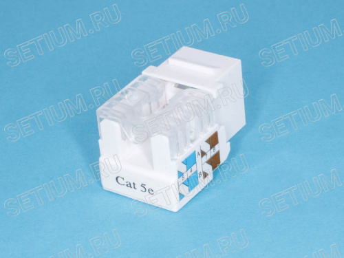 KES-5M Модуль RJ-45 8P8C кат.5e, Keystone, тип KRONE фото 3