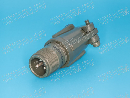 Разъём Amphenol серии MS  3 контакта, вилка на кабель, наружная резьба MS3101E-10SL-3P
