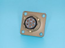 Разъём Amphenol серии 62IN  7 контактов, гнездо на блок 62IN-12E-10-7S