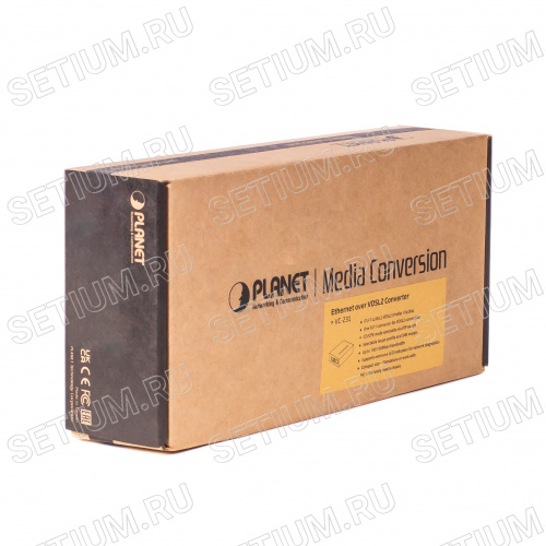 Медиаконвертер неуправляемый Planet  1 порт RJ-45 10/100 Мб/с,  1 порт RJ11 VDSL2 VC-231 фото 2