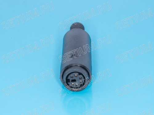 Гнездо mini DIN 6 контактов на кабель MDN-6F фото 4