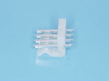 Разъем питания 4 контакта, вилка на плату, шаг 3,96мм PWL-4