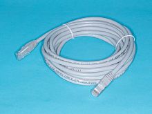 SC06-8P8C5 Патч-корд (шнур) RJ-45 - RJ-45 кат.6, 5м, серый