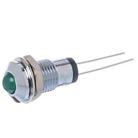 Светодиод в корпусе, зеленый, 12В, 12.0 mcd