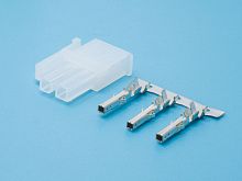 Разъем питания Mini-Fit 2 контакта, гнездо на кабель, шаг 4,2мм MF-2F/2