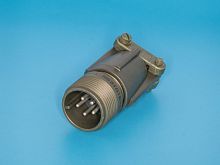 Разъём Amphenol серии MS  5 контактов, вилка на кабель, наружная резьба MS3101E-14S-5P