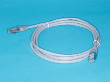 SC04-8P8C2 Патч-корд (шнур) RJ-45 - RJ-45 кат.5е, 2м, экранированный, серый