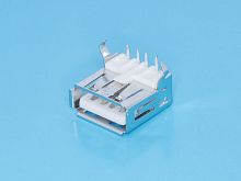Разъем USB, тип A, гнездо на плату USBA-1J
