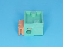 Клеммник с зажимом 1 позиция, шаг 5,08мм