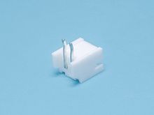 Разъем питания 2 контакта, вилка на плату, прямой угол, шаг 2мм, тип 2 MW-2MR/2