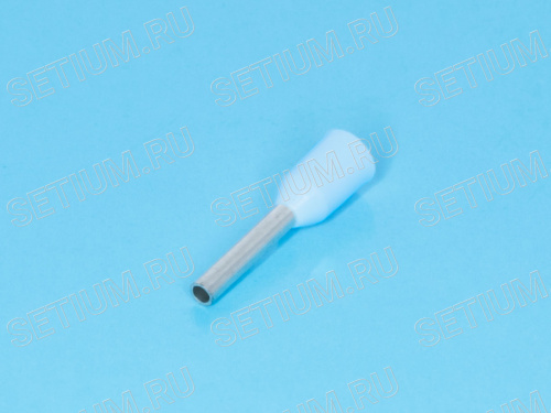 Наконечник 6мм для обжима многожильного кабеля  0,25мм, изолированный, кратно 100шт.