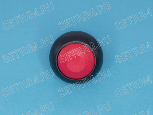 Кнопка круглая 12мм 125В 0,125А без фиксации, герметичная IP67, красная фото 4