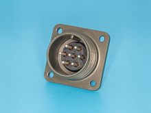 Разъём Amphenol серии MS  7 контактов, вилка на блок MS3102E-16S-1P