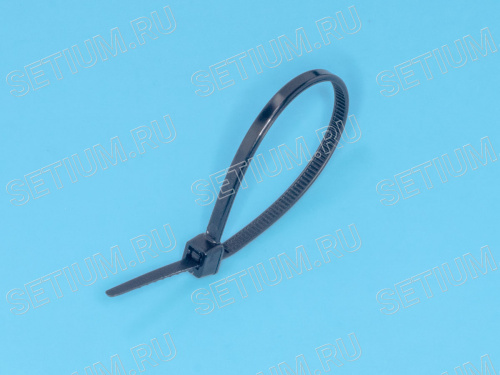 Стяжка 100x2,5мм с защитой от УФ, черная, упак. 100 шт. CV-100-W фото 3