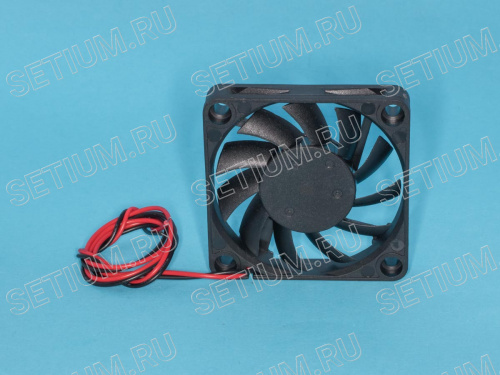 Вентилятор 60х60х10, 12В, 0.17А,  подшипник качения, AV-F6010MB CF60-10B фото 2