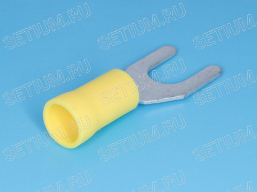 Клемма тип "U" 6,4мм, на провод 4,0-6,0мм, изолированная, кратно 100шт. фото 3