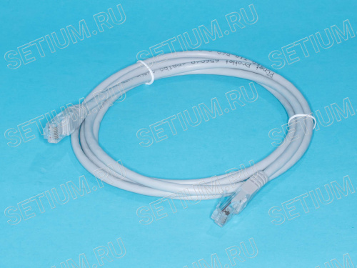 SC03-8P8C2 Патч-корд (шнур) RJ-45 - RJ-45 кат.5е, 2м, серый