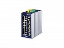 Промышленный управляемый L2+ коммутатор 16 портов 1Гб/с + 4 слота SFP 1Гб/с